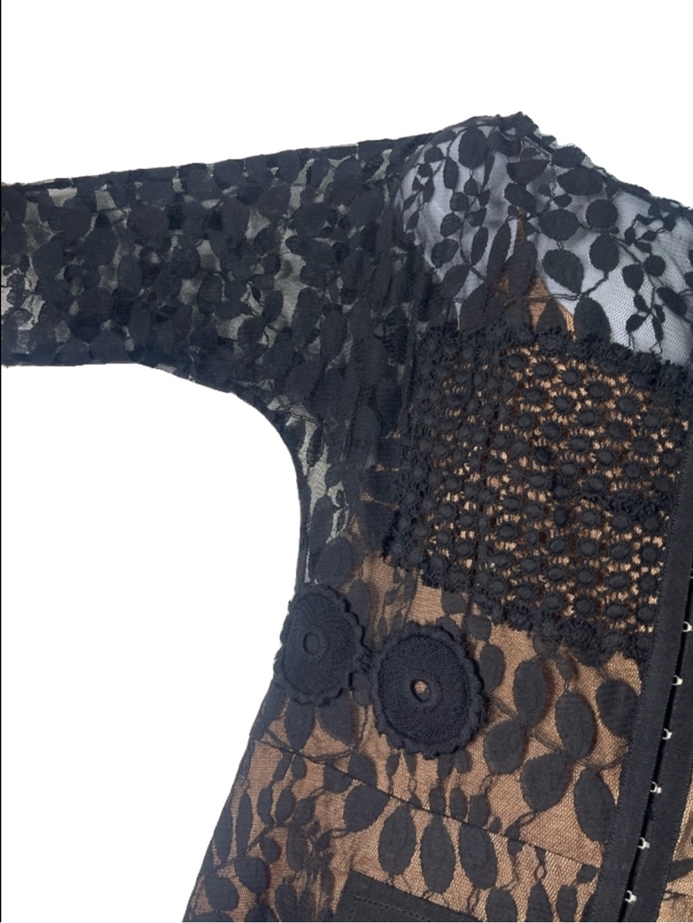 NWOT Anthropologie Beguile by Byron Lars Carissima Sheath in Black Dress SIZE 12 - Picture 11 of 15